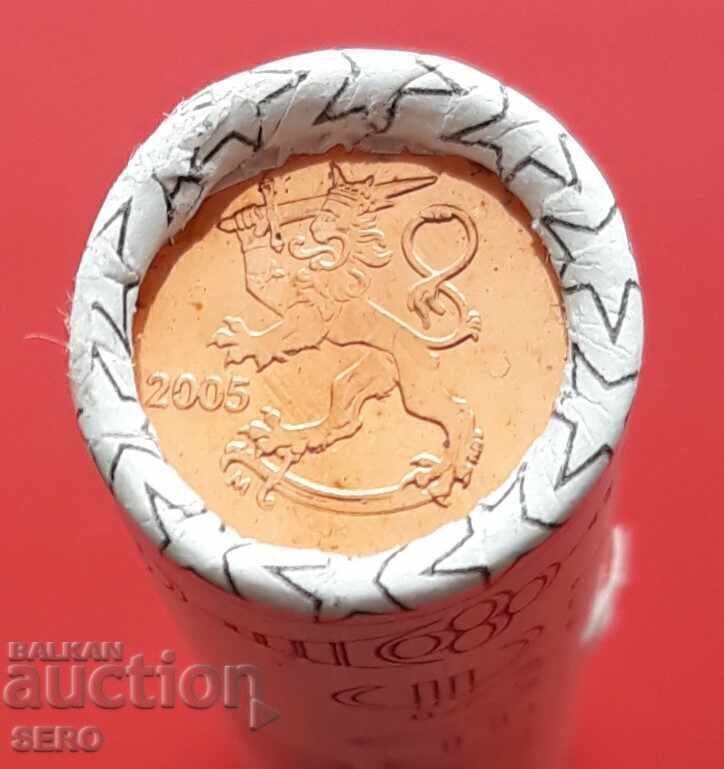 Финландия-банкова ролка/фишек/ 50х1 цент 2005 с цена € 3.01 | 5.89 лв.