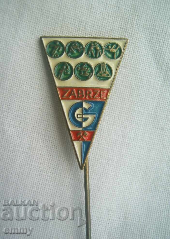 Insignă fotbal - FC Górnik Zabrze, Polonia Insignă fotbal - FC Górnik Zabrze, Polonia