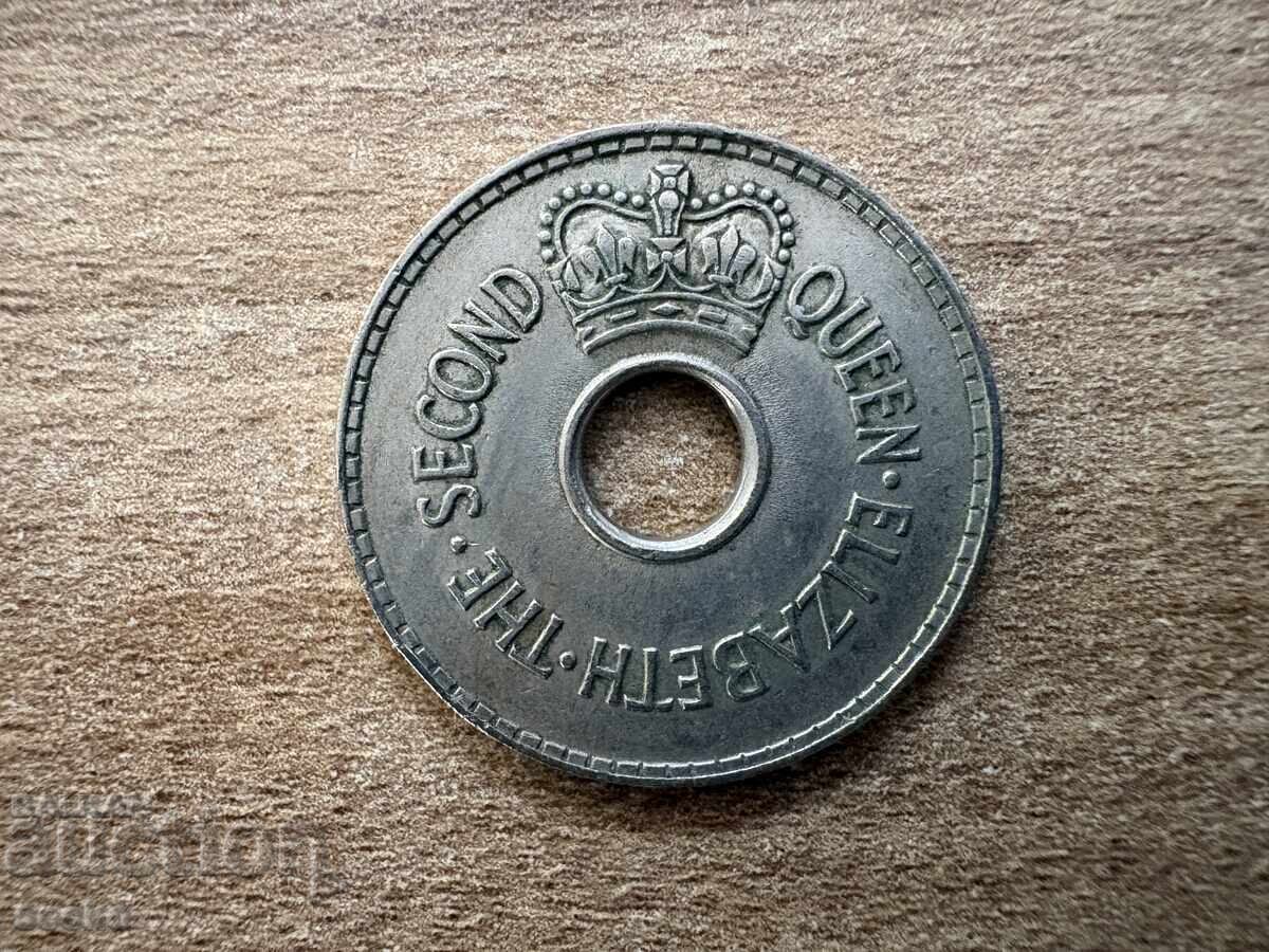 Fiji - 1 penny (1955) with price € 3.45 | 6.75 BGN