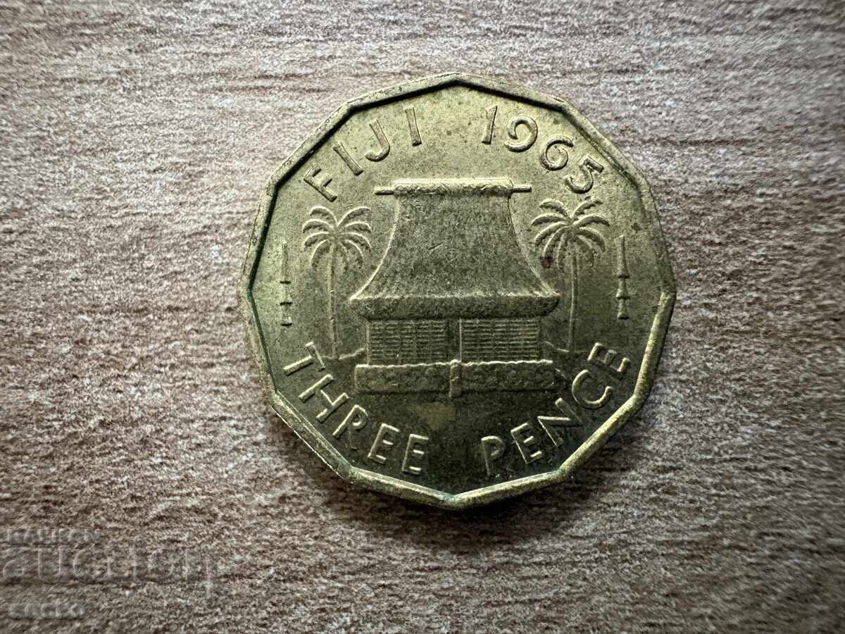 Fiji - 3 pence (1965)