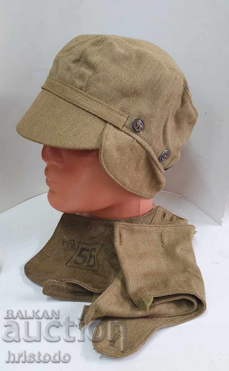 Lot de 3 căciuli militare sovietice "Avganka" - 5