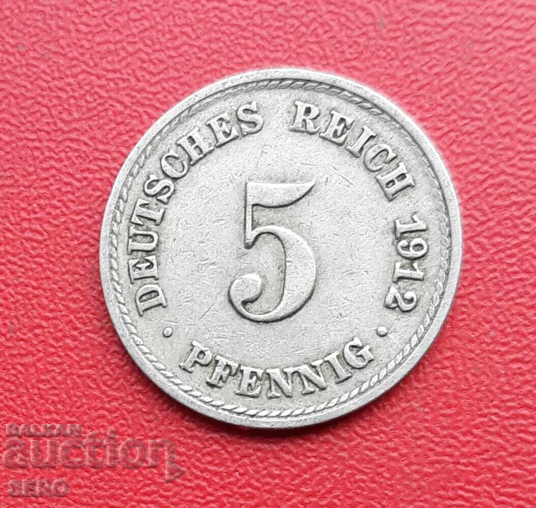 Germania-5 Pfennig 1912 A-Berlin