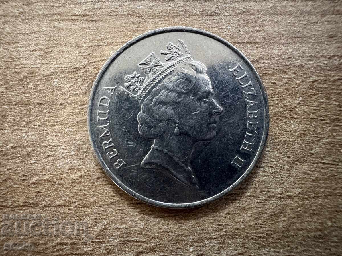 Bermuda - 25 cenți (1996) cu preț € 0.70 | 1.37 BGN