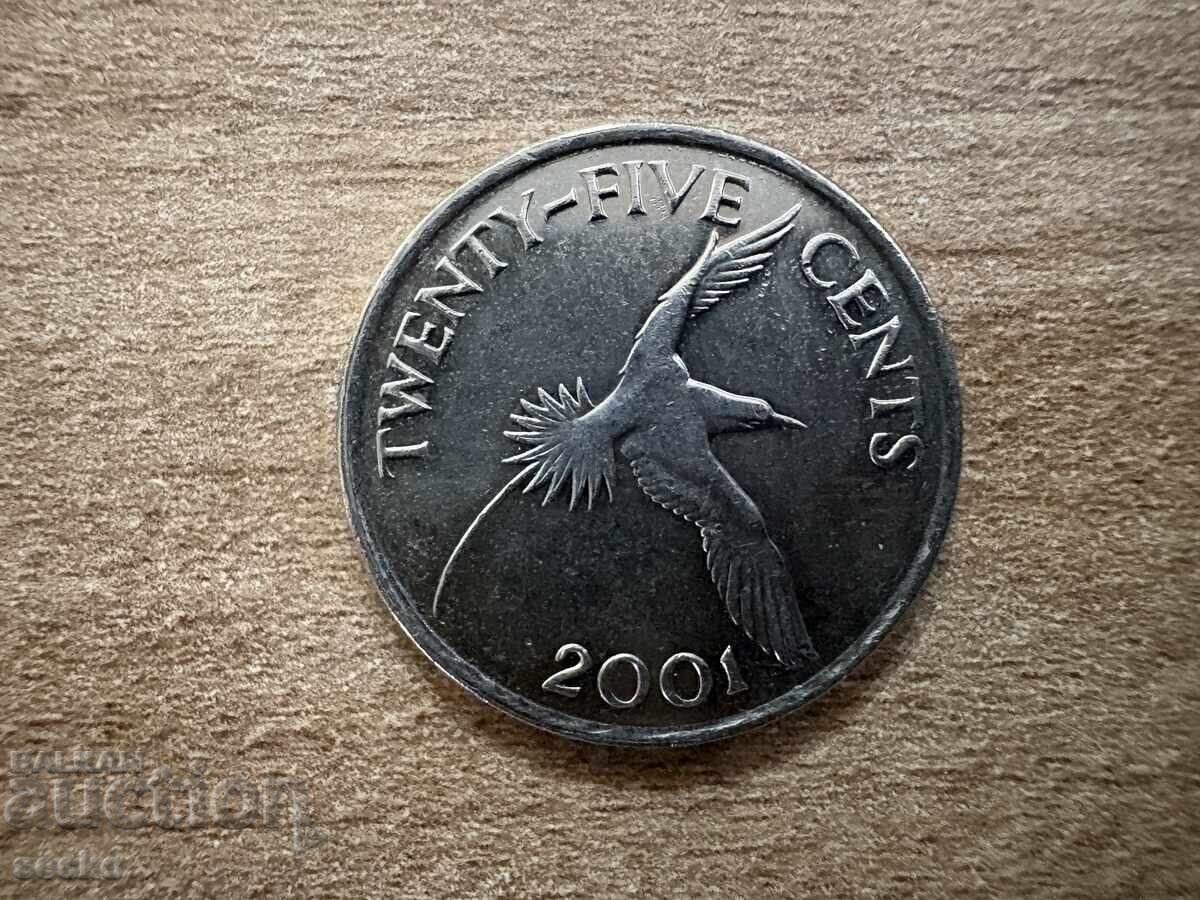 Bermuda - 25 cents (2001)