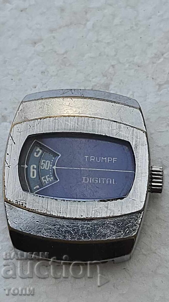 TRUMPF DIGITAL SWISS MADE ΣΠΑΝΙΟ ΛΕΙΤΟΥΡΓΙΚΟ ΧΩΡΙΣ ΕΓΓΥΗΣΗ ΤΙΜΗ ΣΥΖΗΤΗΣΙΜΗ !! με τιμή € 15.80 | 30.90 BGN TRUMPF DIGITAL SWISS MADE ΣΠΑΝΙΟ ΛΕΙΤΟΥΡΓΙΚΟ ΧΩΡΙΣ ΕΓΓΥΗΣΗ ΤΙΜΗ ΣΥΖΗΤΗΣΙΜΗ !! με τιμή € 15.80 | 30.90 BGN