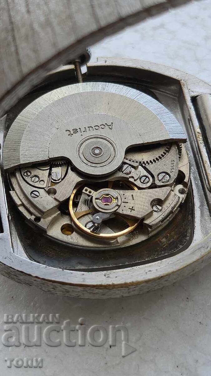 ACCURIST AUTOMATIC SWISS MADE 21 JEWELS РЯДЪК РАБОТИ БЗЦ  !! - 5