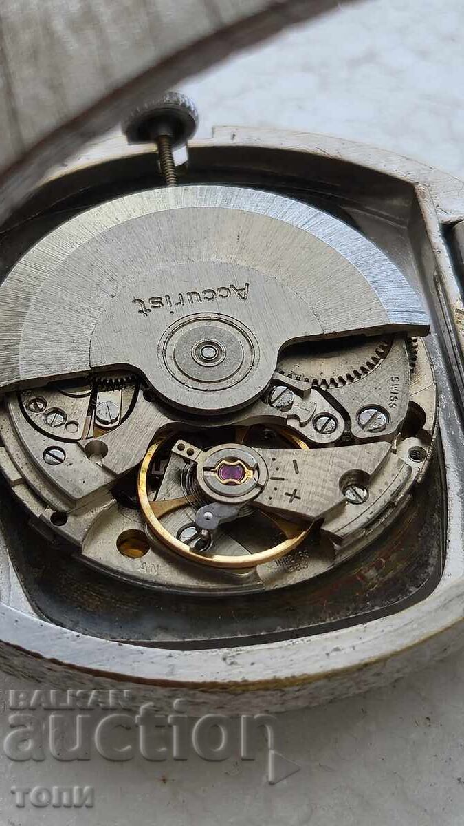 ACCURIST AUTOMATIC SWISS MADE 21 JEWELS РЯДЪК РАБОТИ БЗЦ  !! - 6