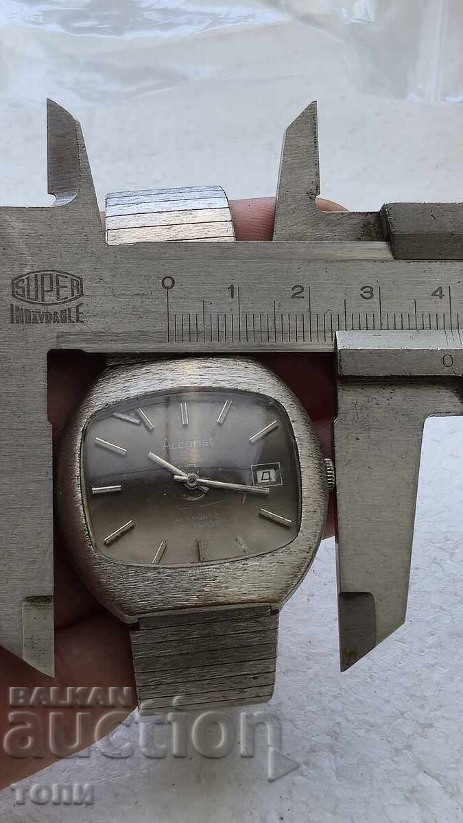 ACCURIST AUTOMATIC SWISS MADE 21 JEWELS РЯДЪК РАБОТИ БЗЦ  !! - 7