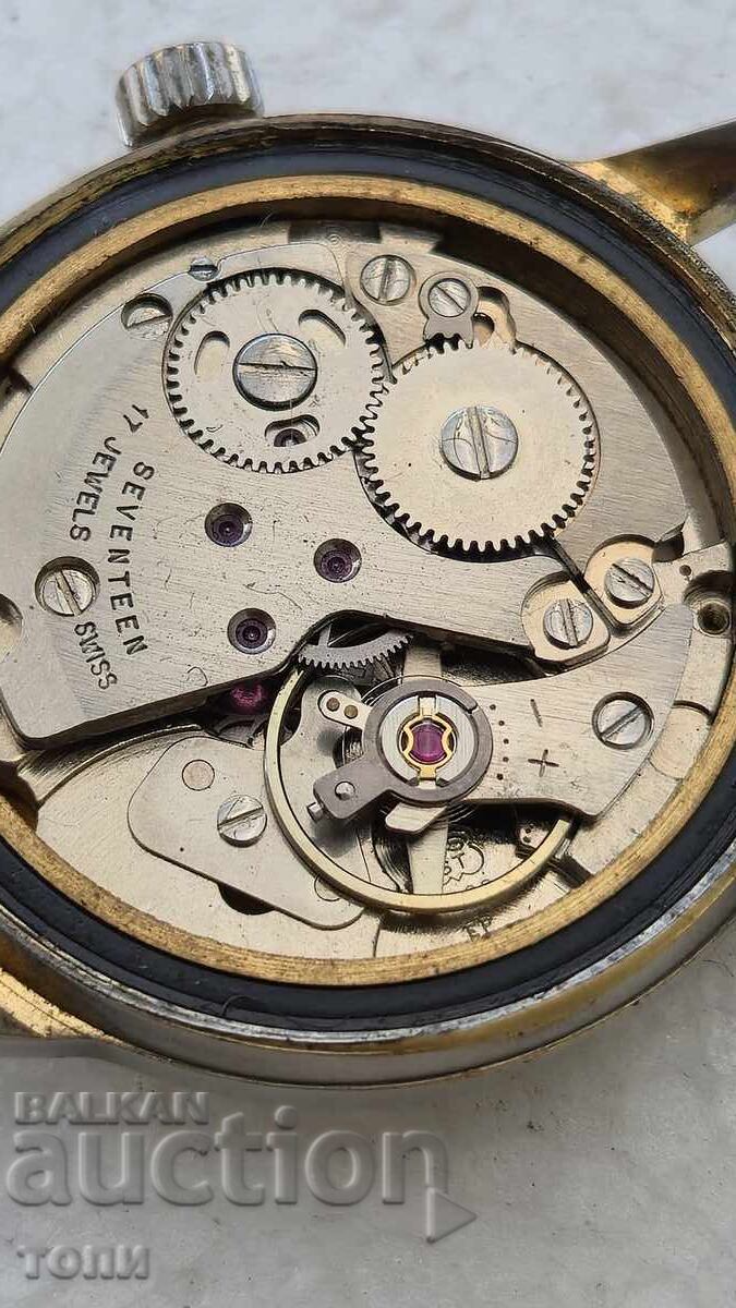 RODOS SWISS MADE 17 JEWELS  РЯДЪК НЕ РАБОТИ БЗЦ  !!! - 5