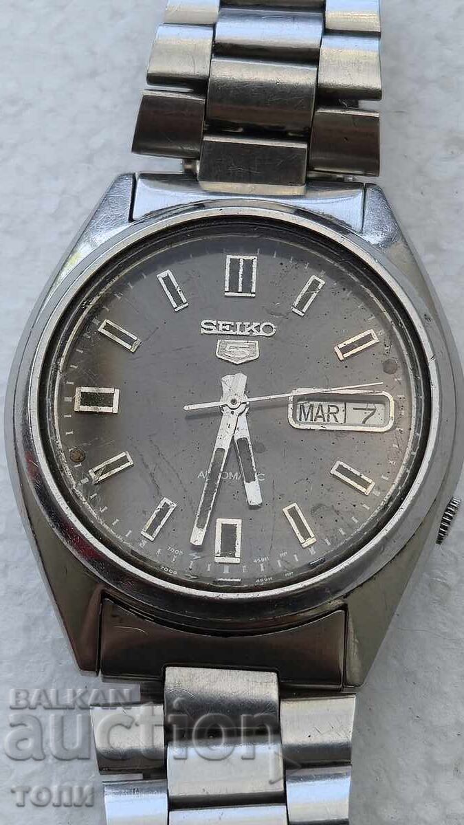 Rare Running SEIKO AUTOMATIC JAPAN WITHOUT WARRANTY BZC!!!! with price € 22.00 | 43.03 BGN