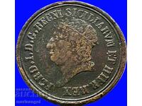 Sicily 8 Tornesi 1817 Italy Naples King Ferdinand I