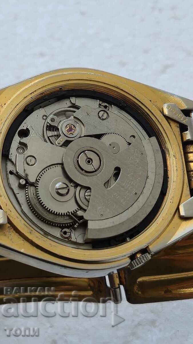 SEIKO AUTOMATIC JAPONIA RAR FUNCȚIONEAZĂ FĂRĂ GARANȚIE BZC!!!! - 5