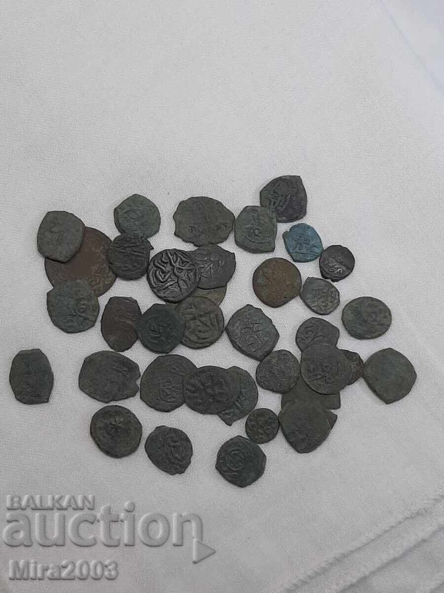 Auction  Ottoman copper coins Lot of 36 pieces from 0.01