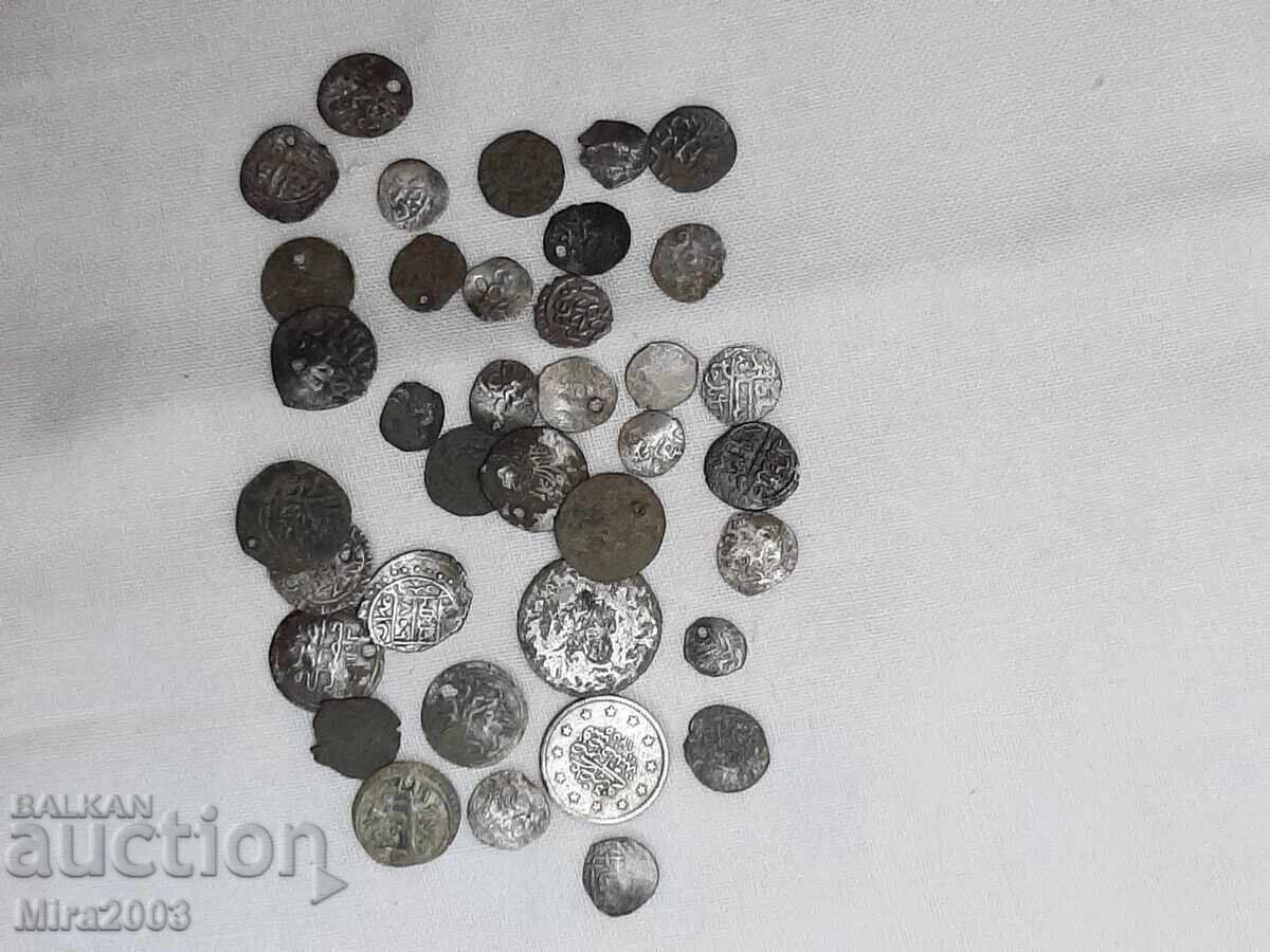Ottoman silver coins Lot of 37 pieces from 0.01 with price € 15.00 | 29.34 BGN Ottoman silver coins Lot of 37 pieces from 0.01 with price € 15.00 | 29.34 BGN