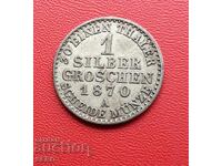 Germania-Prusia-1 groschen de argint 1870-stare excelentă