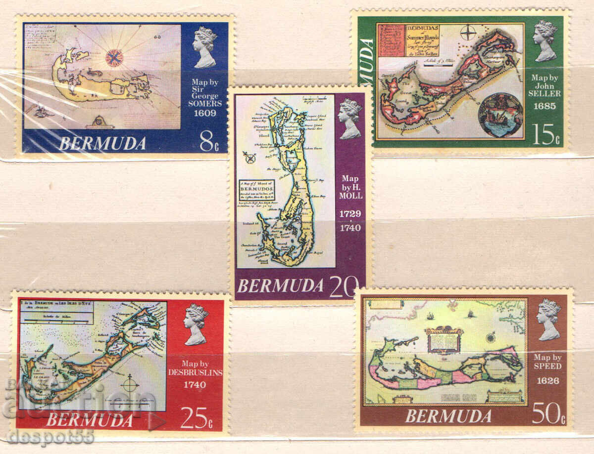 1979. Βερμούδες. Αντίκες χάρτες