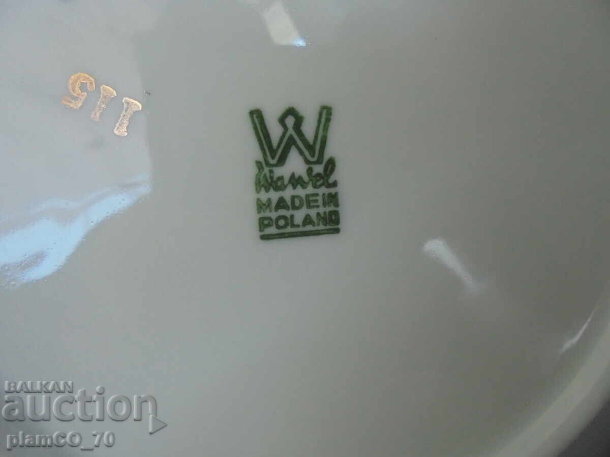 No. 8640 Vintage triple porcelain set WAWEL Poland - 5