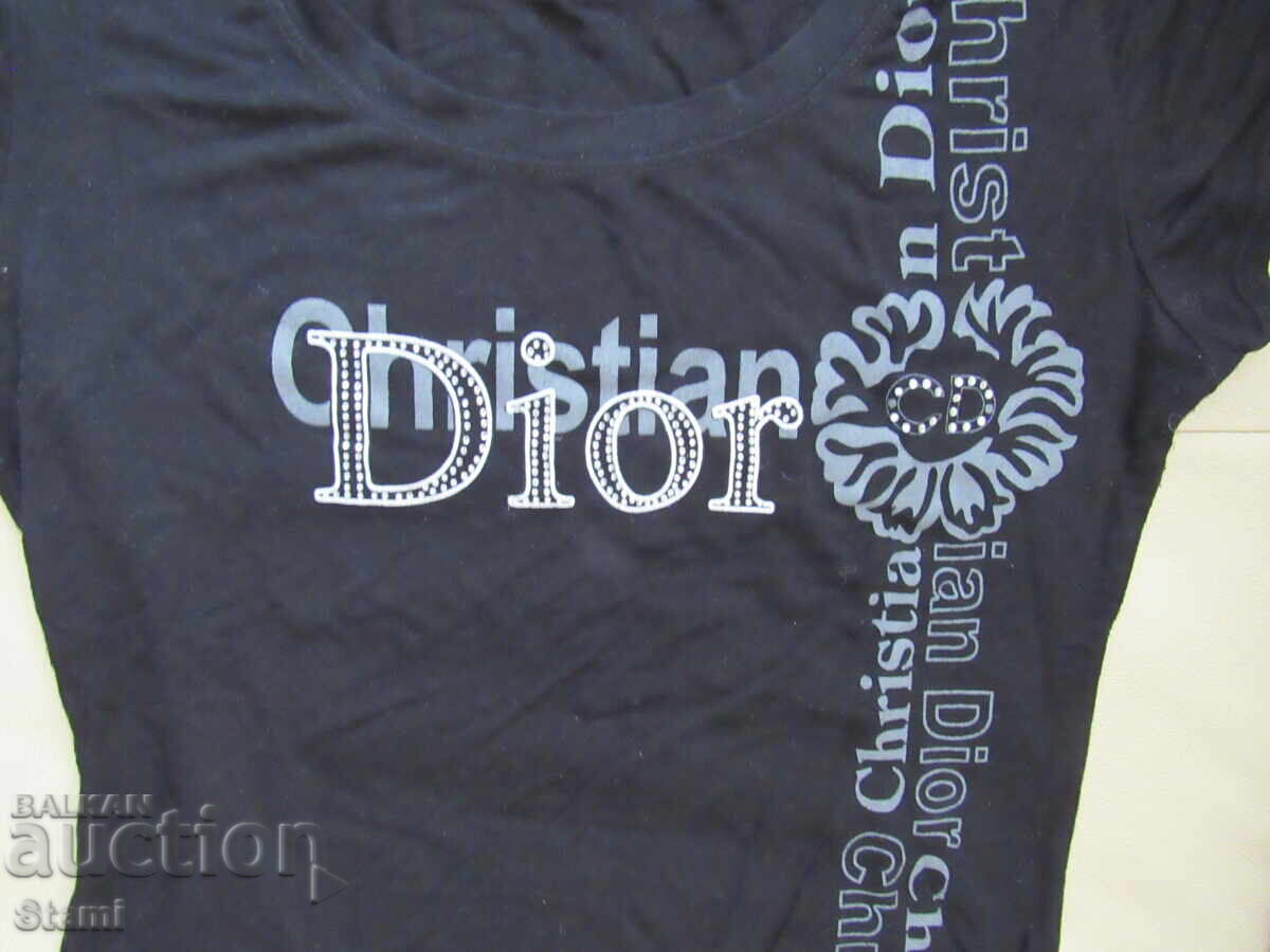 Δημοπρασία Μαύρο γυναικείο T-shirt CHRISTIAN DIOR, μέγεθος M