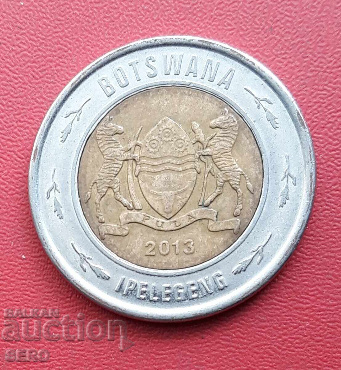 Μποτσουάνα - 2 pula 2013 με τιμή € 1.50 | 2.93 BGN