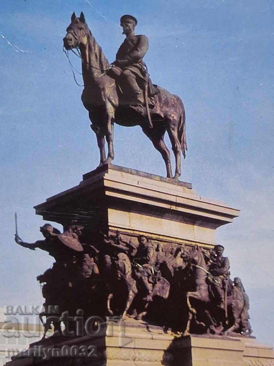 Аукцион Снимка пощенска картичка София 1969г паметника на освободите
