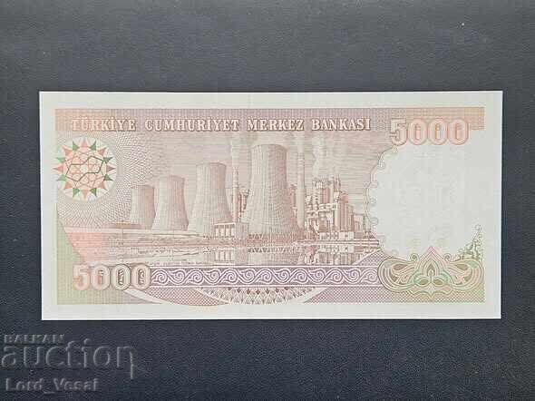 Turcia 5000 lire ND (1990) UNC cu preț € 3.50 | 6.85 BGN