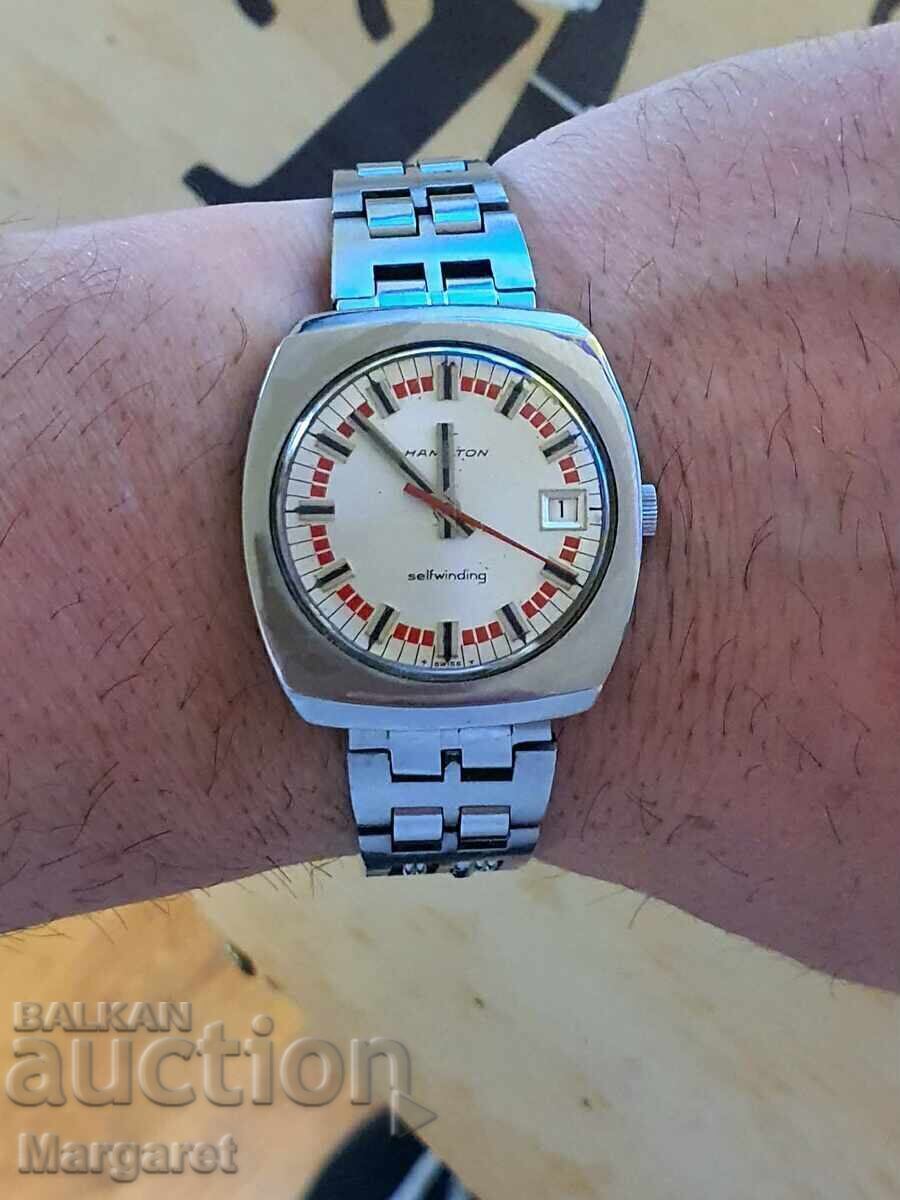 Livrarea Ceas Hamilton Auto Cal Columbia, design rar din era spațială
