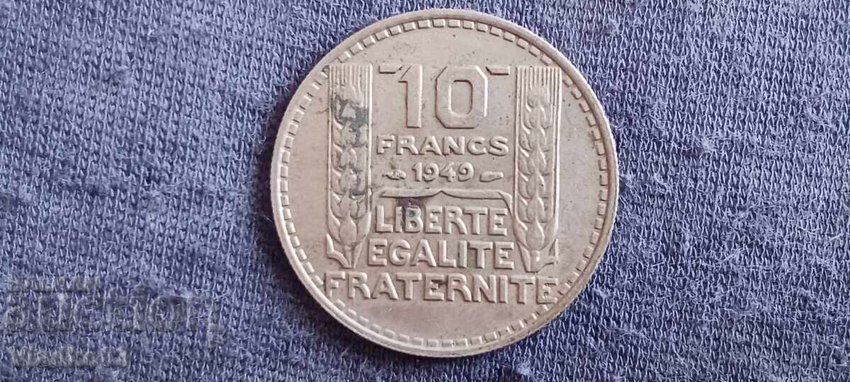 Γαλλία 10 φράγκα 1949