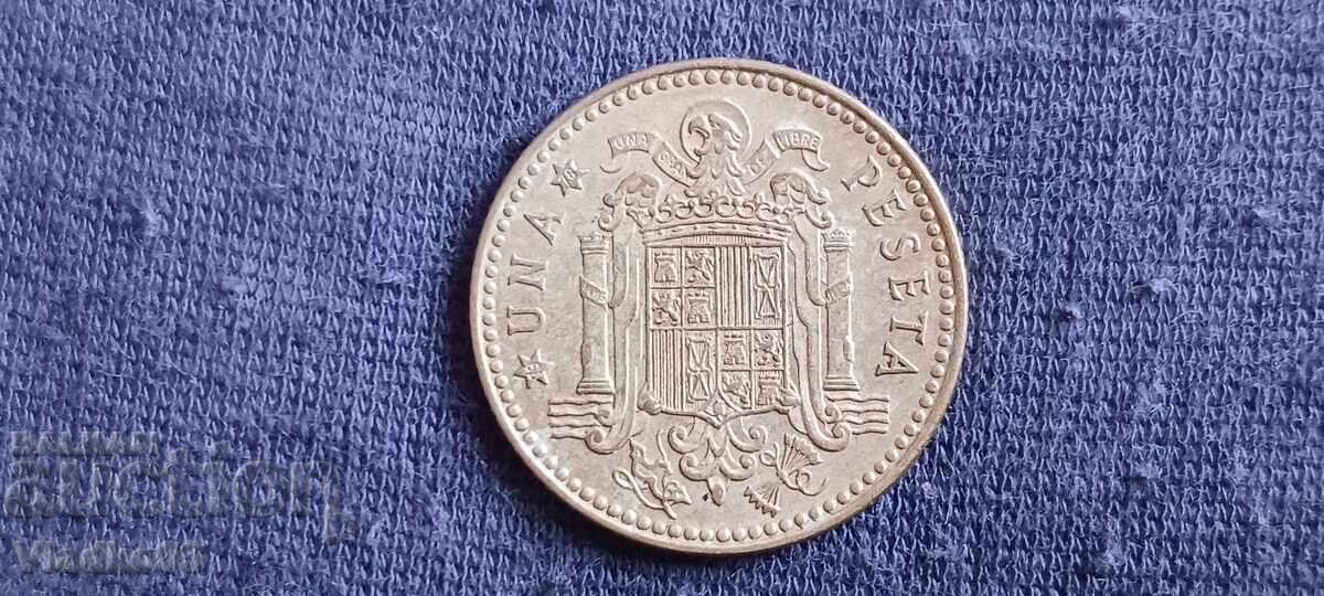 Spania 1 peseta 1975