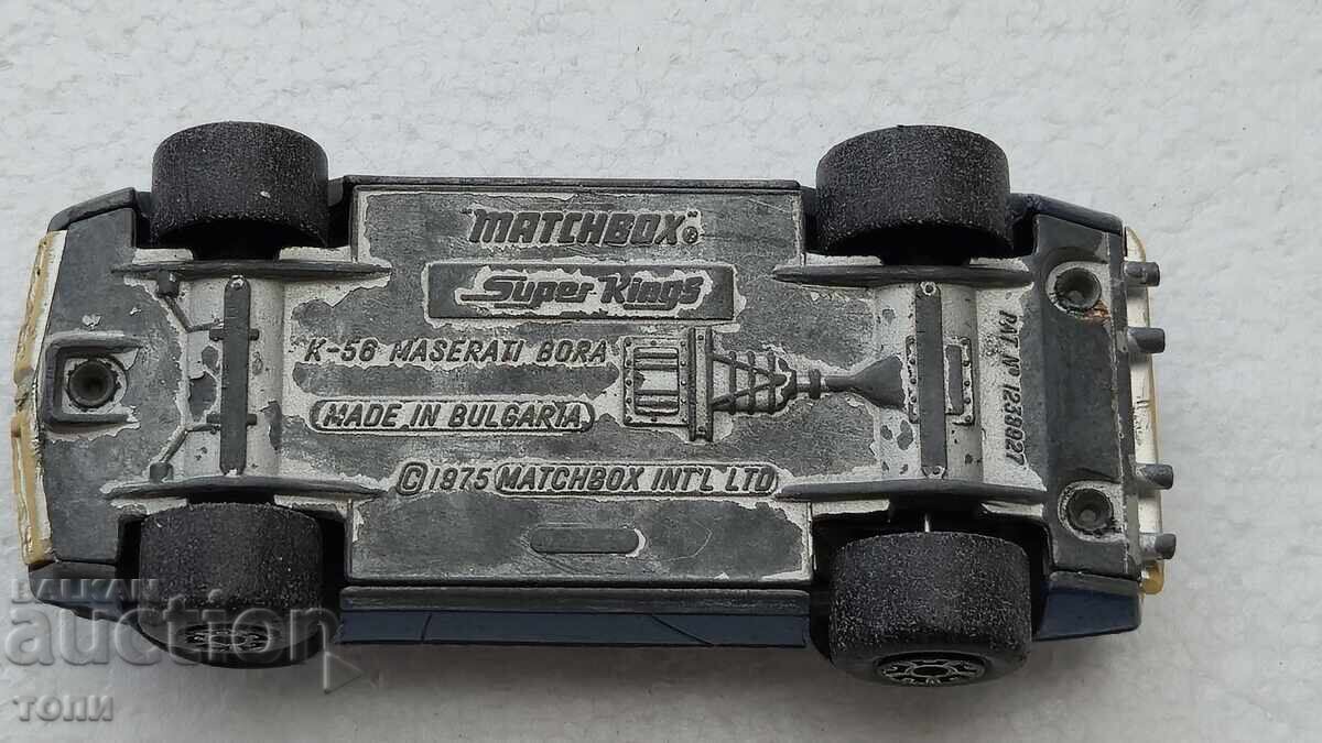 MATCHBOX ΒΟΥΛΓΑΡΙΑΣ MASERATI BORA 1975 ΣΠΑΝΙΟ ΜΟΝΤΕΛΟ !!!! - 6