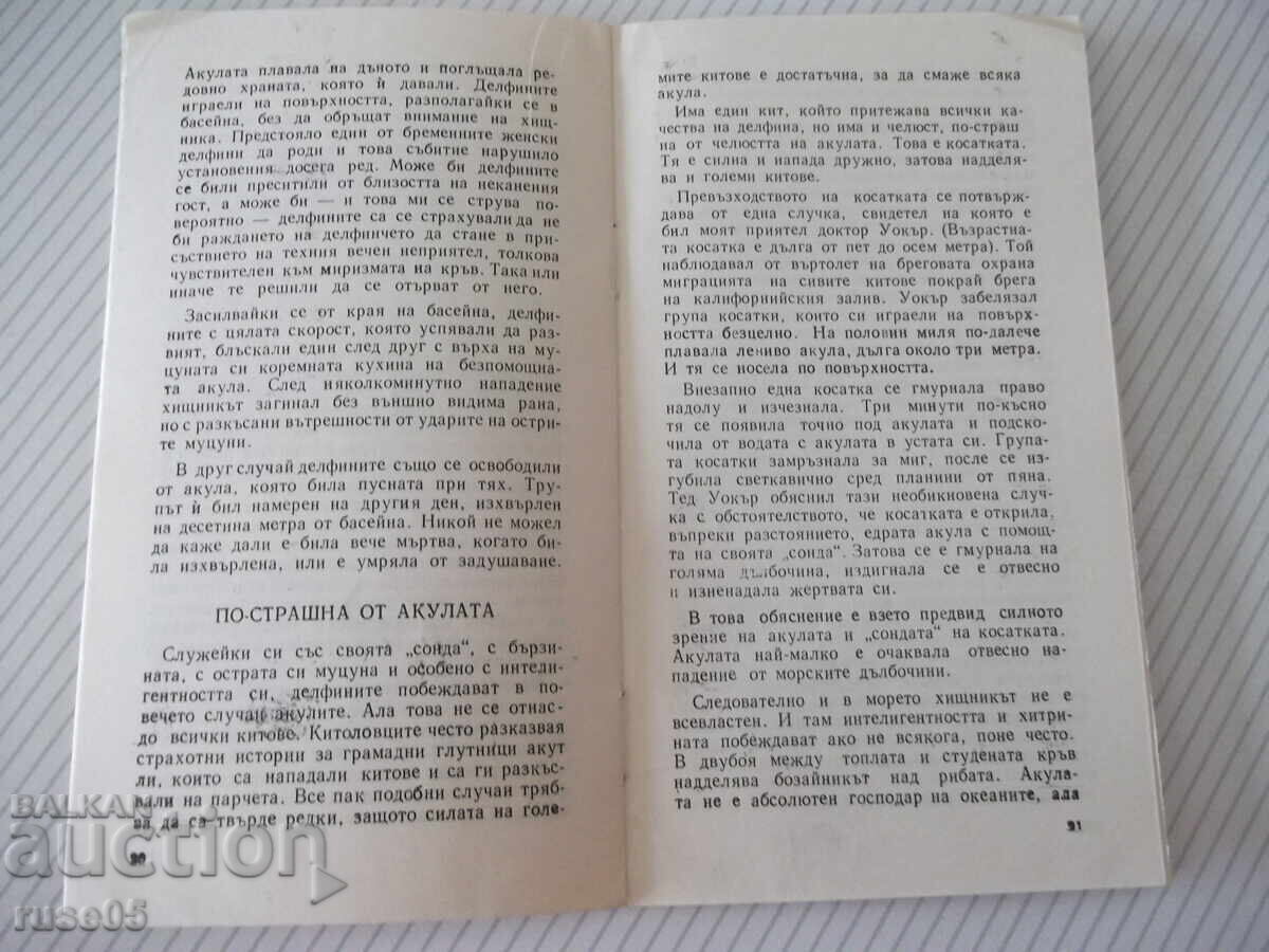 The book "Sharks - Jacques-Yves and Philippe Cousteau" - 30 p. - 5