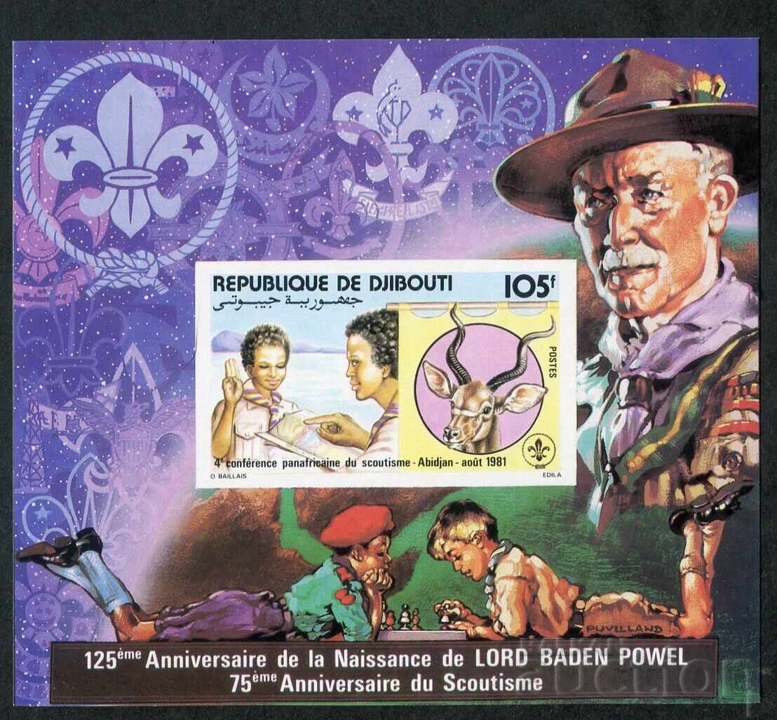 Δημοπρασία Τζιμπουτί 1981 MnH - 75 χρόνια προσκοπικό κίνημα [ πλήρης σειρά ]