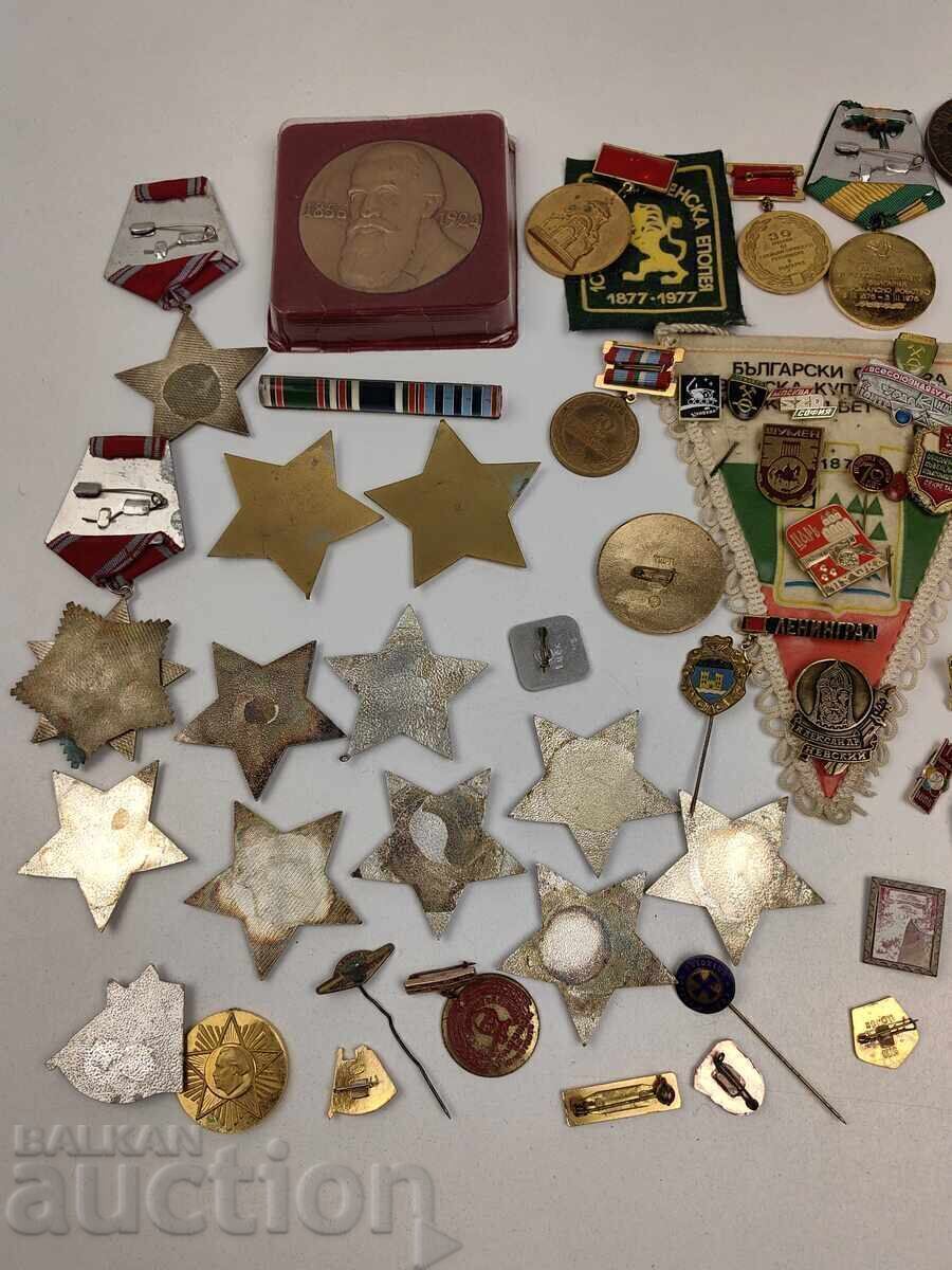 LOT MARE SEMNE ORDINE PREGĂTIRI MEDALII INSIGNE PLACHETE SOC - 5