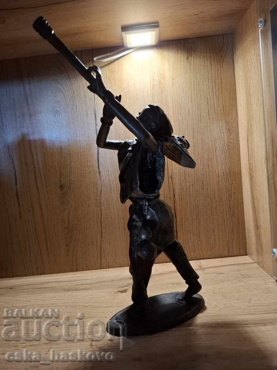 Sculptură din bronz semnată - 5
