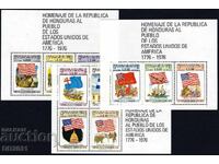 Хондурас 1976 - 3 блока кораби MNH