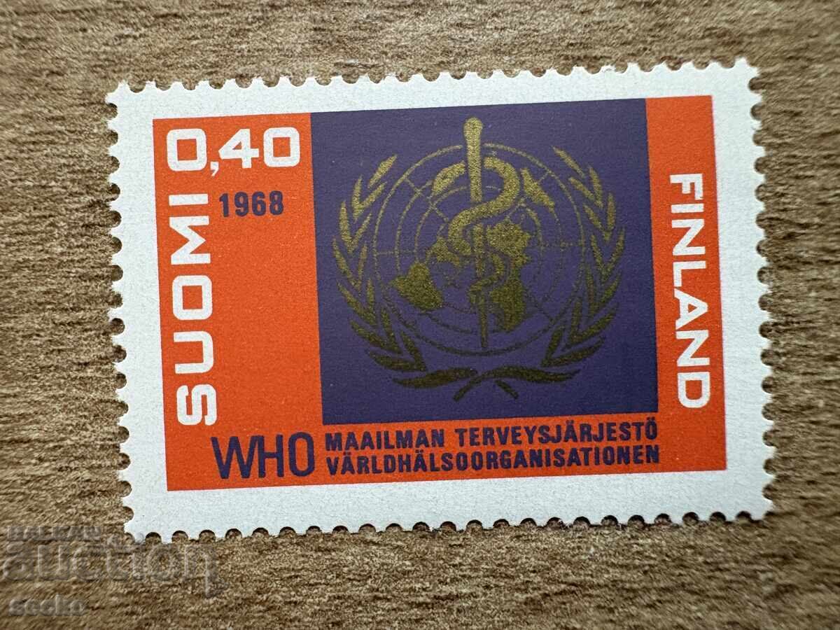 Finlanda - 20 g. Organizația Mondială a Sănătății (1968) MNH Finlanda - 20 g. Organizația Mondială a Sănătății (1968) MNH