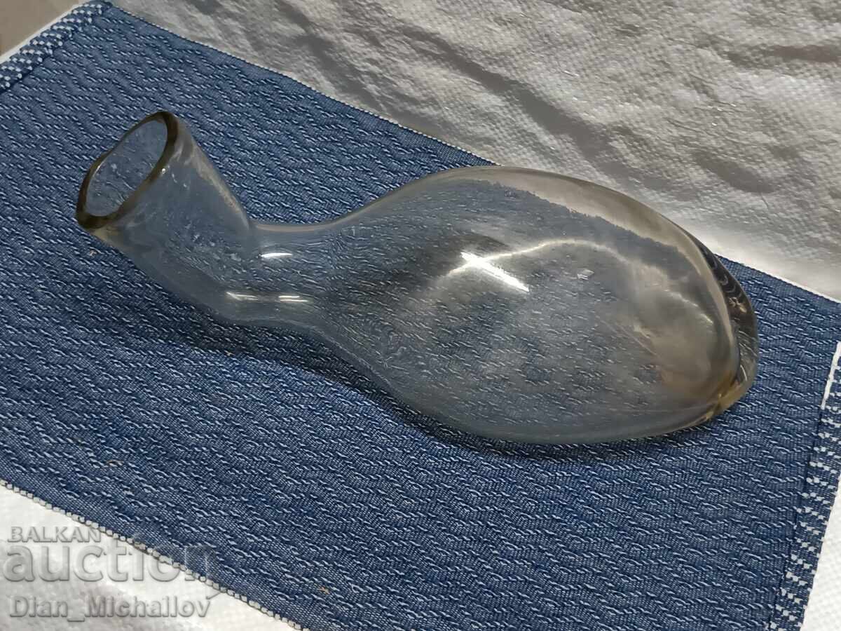 Antique Medical Glass Male Urinal