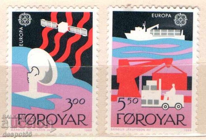 1988. Insulele Feroe. EUROPA - Transport și comunicații 1988. Insulele Feroe. EUROPA - Transport și comunicații