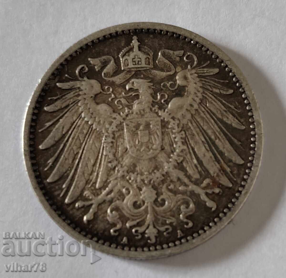 Доставка на СРЕБЪРНА МОНЕТА ОТ 1 Марка 1902г Доставка на СРЕБЪРНА МОНЕТА ОТ 1 Марка 1902г