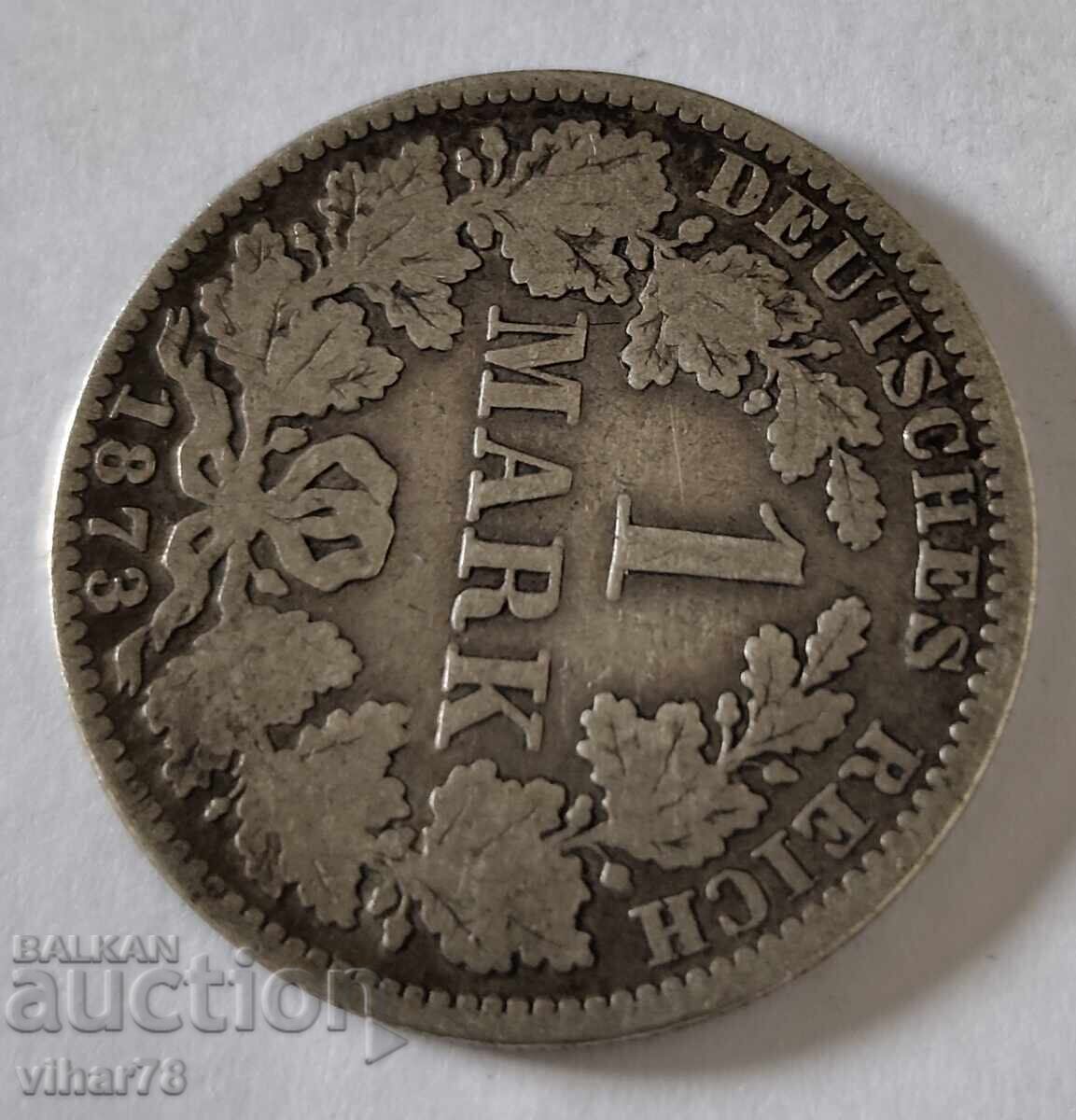 SILVER COIN OF 1 Mark 1873 with price € 49.99 | 97.77 BGN