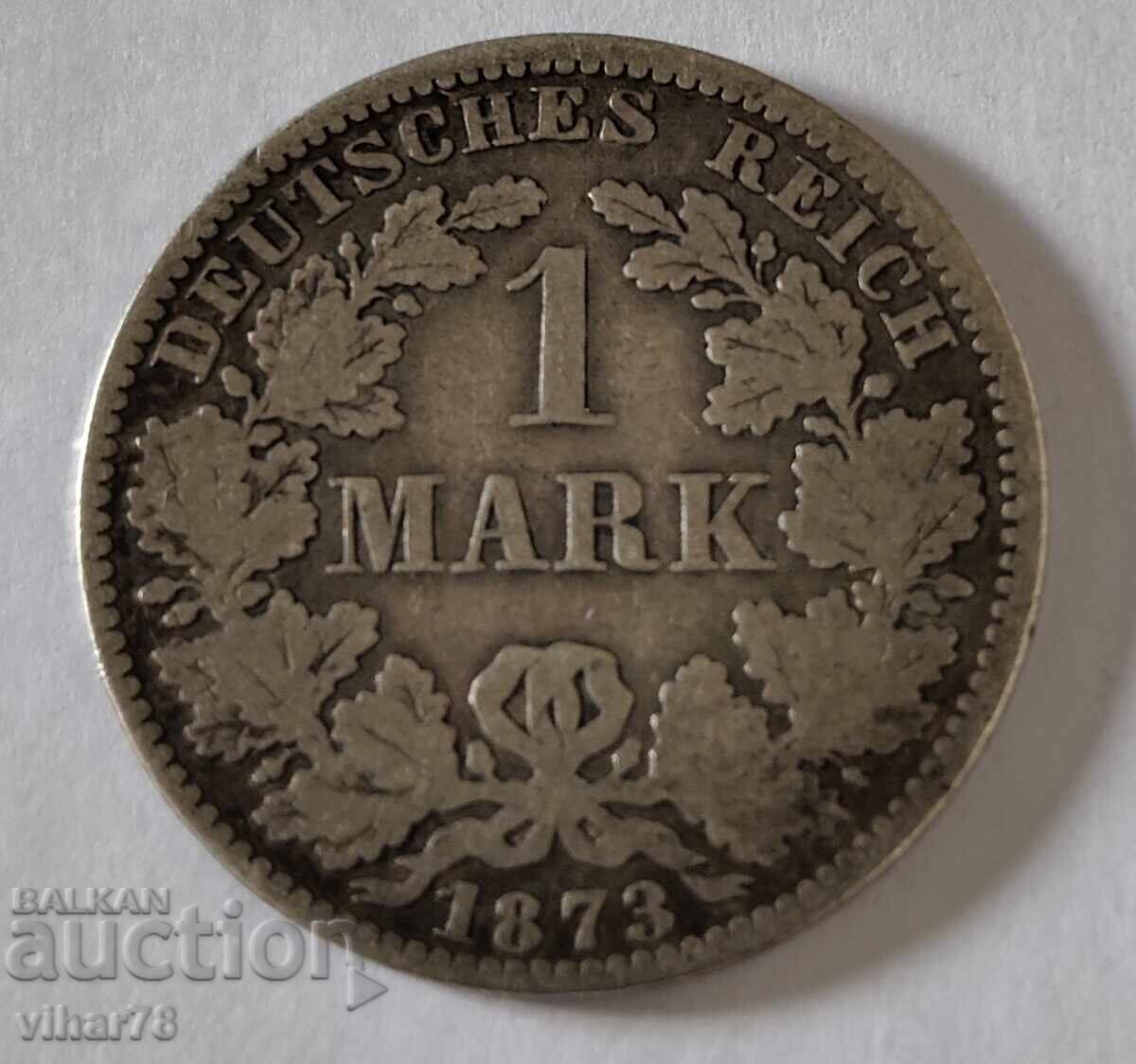 SILVER COIN OF 1 Mark 1873