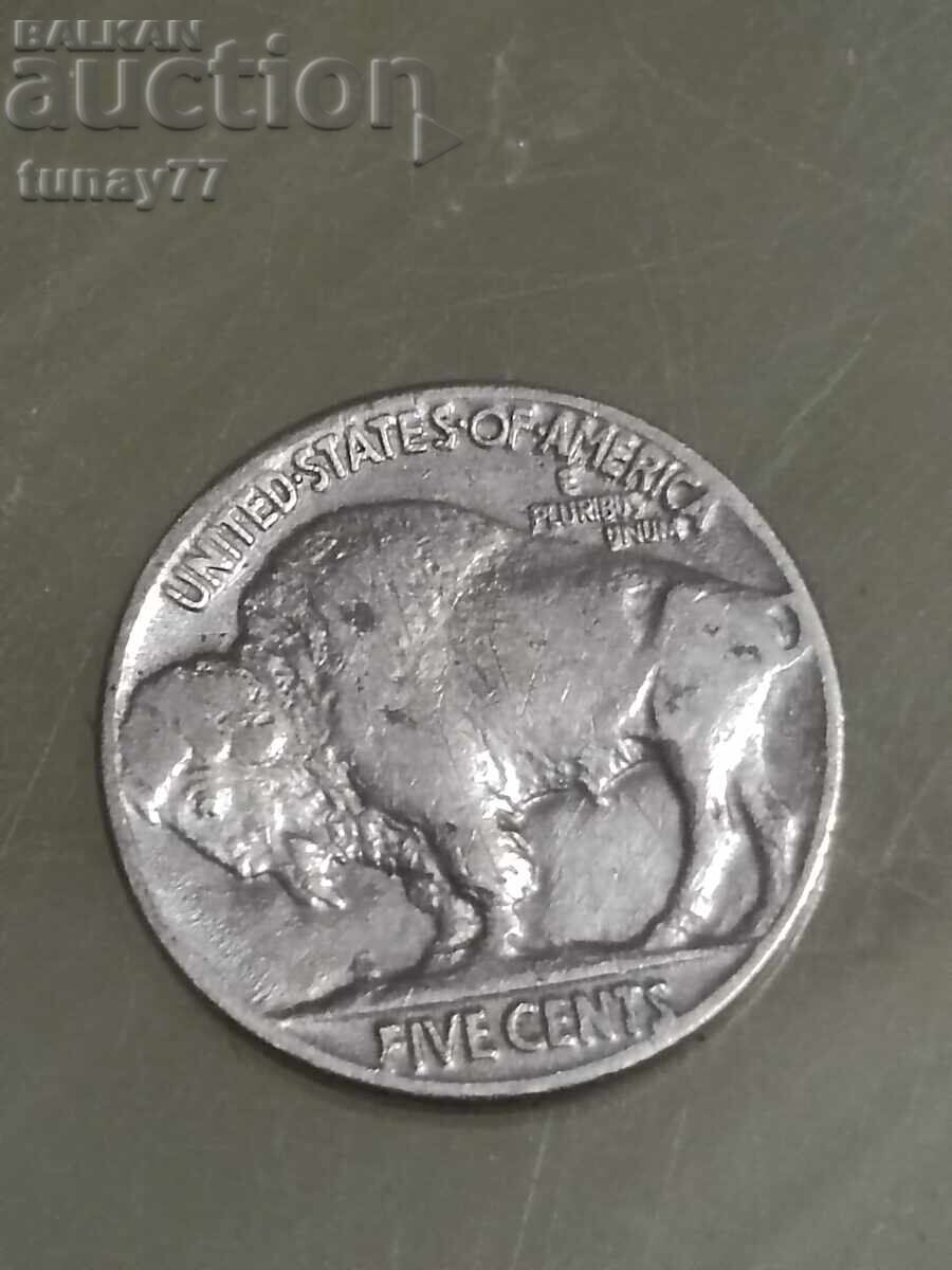 5 cenți 1937 SUA cu preț € 1.61 | 3.15 BGN