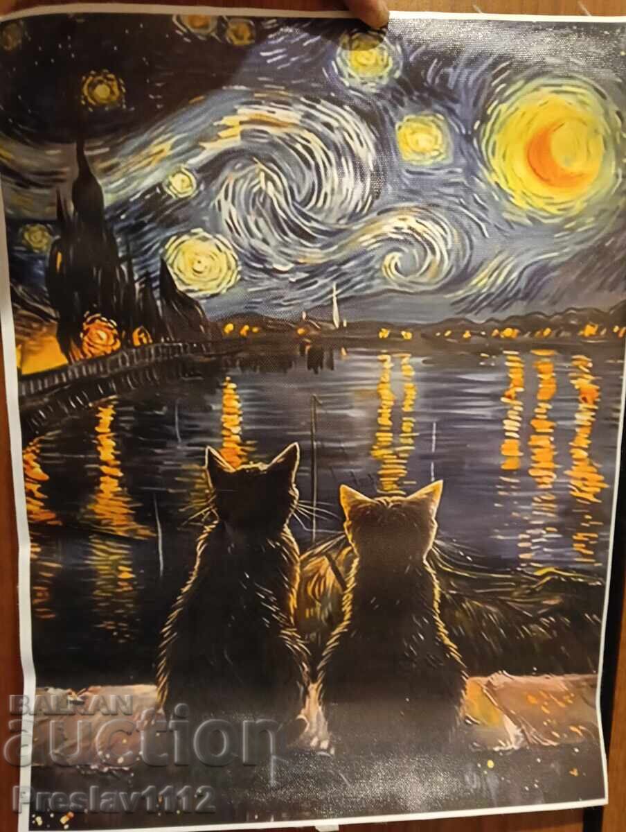 Reproducere tablou "Van Gogh" pe pânză Reproducere tablou "Van Gogh" pe pânză