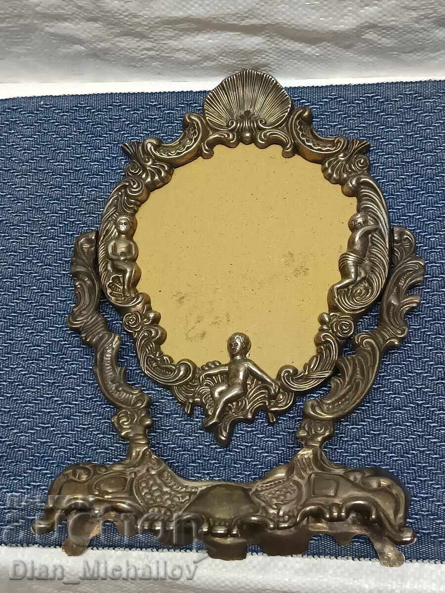 Ramă barocă din bronz pentru fotografie/oglindă - 5 Ramă barocă din bronz pentru fotografie/oglindă - 5