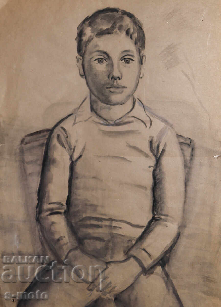 Mara Tsoncheva ( 1906 - 1989 ) ακουαρέλα πορτρέτο με τιμή € 380.00 | 743.22 BGN Mara Tsoncheva ( 1906 - 1989 ) ακουαρέλα πορτρέτο με τιμή € 380.00 | 743.22 BGN