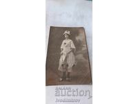 Fotografie Sofia Tânără femeie în rochie albă 1912