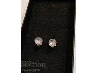 Cercei cu Moissanite Brilliant 1ct