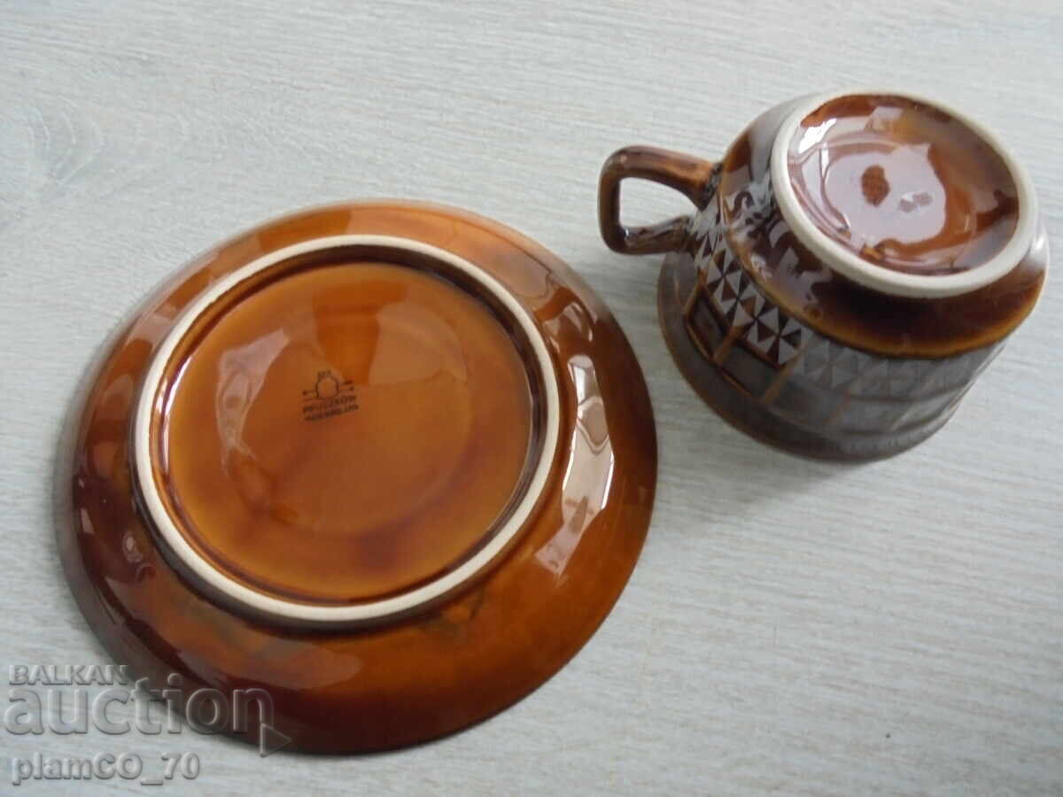Licitație Nr. 8641 Set vintage din porțelan PRUSZKÓW – ceașcă cu farfurioară Licitație Nr. 8641 Set vintage din porțelan PRUSZKÓW – ceașcă cu farfurioară