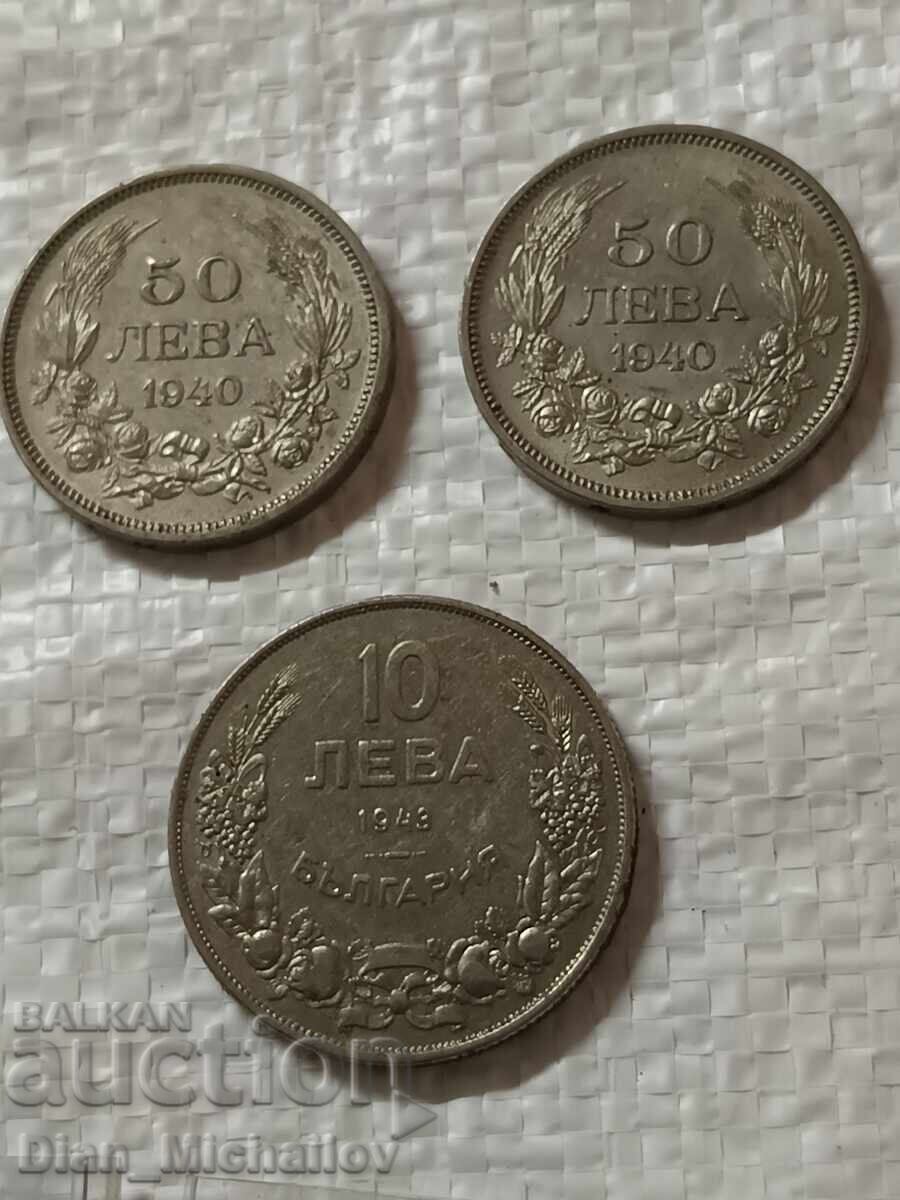 Παρτίδα νομίσματα Βασίλειο της Βουλγαρίας 1940, 1943 Παρτίδα νομίσματα Βασίλειο της Βουλγαρίας 1940, 1943