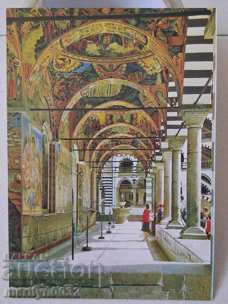 Fotografie carte poștală Mănăstirea Rila 1976 Fotografie carte poștală Mănăstirea Rila 1976