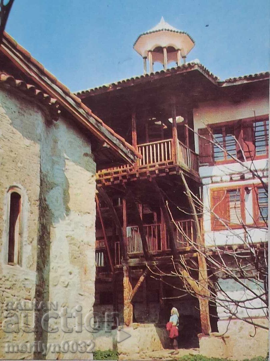 Carte poștală foto Mănăstirea Rozhen 1975